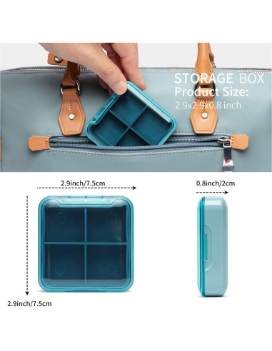 Caja de Medicamentos HEWEI WORKS Mediana Gris con Cerradura