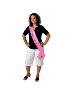 Cinta de Satén Beistle Survivor Rosa 83,82 cm