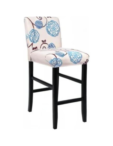 Conjunto de 4 fundas elásticas SearchI para taburetes Flor de bola