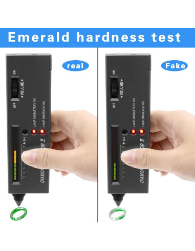 Detector de Diamantes EWUHRY Portátil 185x60x35mm