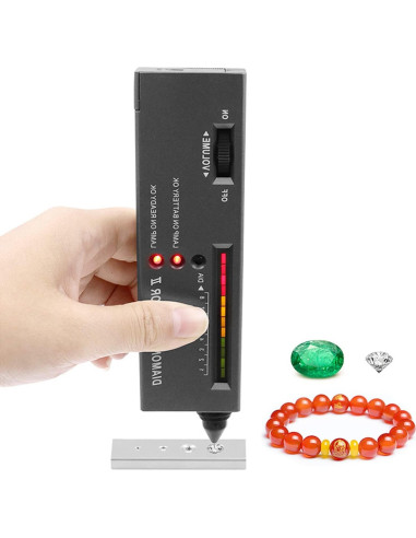 Detector de Diamantes EWUHRY Portátil 185x60x35mm