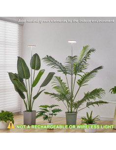 Luz de Crecimiento LED Yadoker 72 LEDs Espectro Completo 5V 2