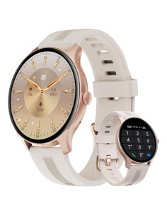 Reloj Inteligente HUAKUA H2 Redondo Fitness y Llamadas