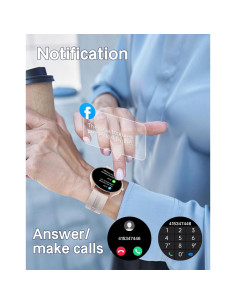 Reloj Inteligente HUAKUA H2 Redondo Fitness y Llamadas 2