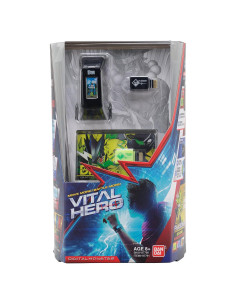 Banda Vital Hero Bandai - Reloj Digital Interactivo Negro