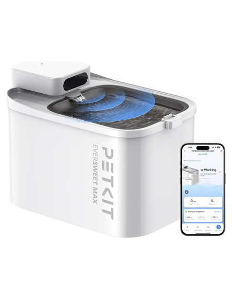 Fuente de Agua Inalámbrica PETKIT EVERSWEET MAX 3L