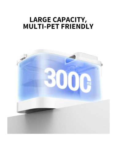 Fuente de Agua Inalámbrica PETKIT EVERSWEET MAX 3L