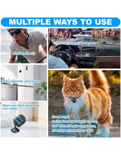 Cámara Espía para Mascotas LYML.E1 1080p con Collar Ajustable 2