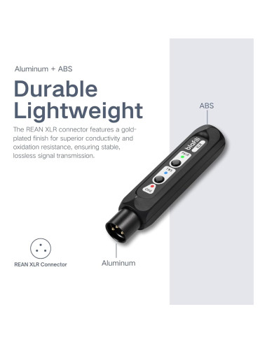 Receptor Bluetooth XLR blafili v5.1 16hrs Audio Profesional