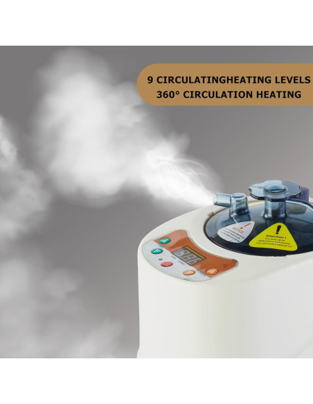 Generador de vapor portátil Smartmak 2L 900W acero inoxidable