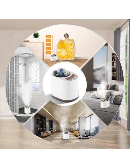 Generador de vapor portátil Smartmak 2L 900W acero inoxidable