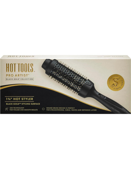 Hot Tools Pro Artist Black Gold Hot Styler 4,45 cm Negro