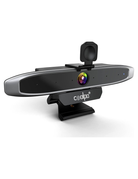 Cámara de Conferencia 4K COOLPO AI Huddle Mini, 6 Micrófonos