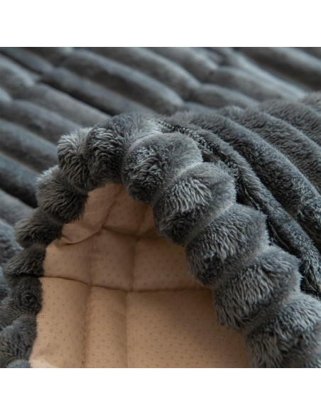 Cubierta Antideslizante para Sofá Gumfolk Gris 68x152 cm