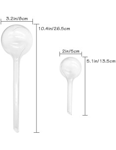 Paquete de 10 Bombillas de Riego Automático Irrmshr 26.5x8 cm 2