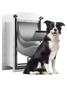 Puerta para Perros Aiday Grande para Pared con 3 Flaps