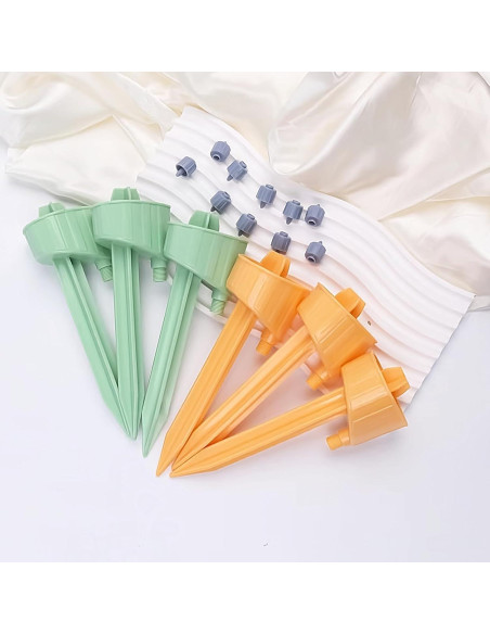 12 Picos de Autorriego Ajustables para Plantas - Riego Automático