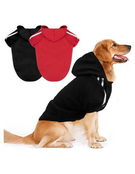 Rypet Sudadera Básica para Perros Grandes 7XL Rojo y Negro