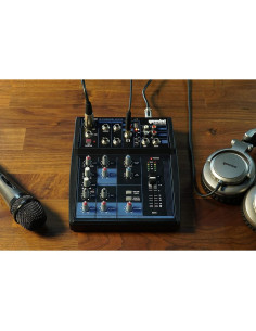 Mezclador de Audio Bluetooth GEM-05USB 5 Canales Compacto 2