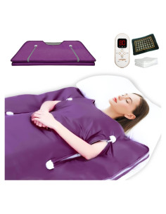 Manta de Sauna Infrarroja PINJAZE 2-Zonas Control Remoto