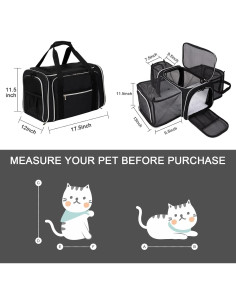 Bolsa Transportadora Expandible para Gatos y Perros BAGLHER 2
