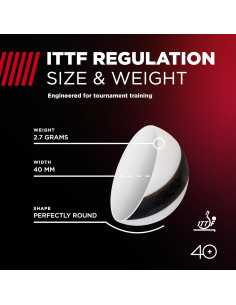 Pelotas de Tenis de Mesa STIGA 2 Estrellas 40 mm Multicolor 2