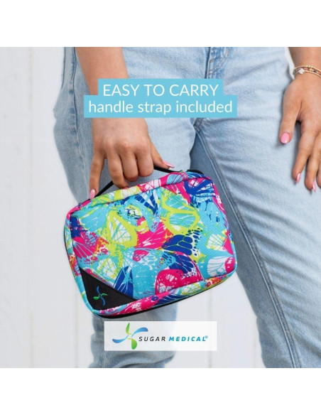 Organizador de Diabetes Sugar Medical 20x14x6 cm Aislado