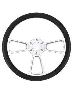 Volante de Carreras QYMOPAY 35.56 cm Universal 6 Agujeros