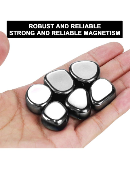 28 Imanes de Nevera MILEBAS Negros 30x10mm Fuertes