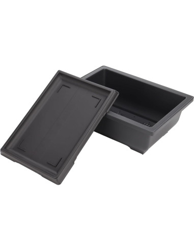 Macetas de Plástico MANCHAP 3 Pack 29x21 cm para Bonsai