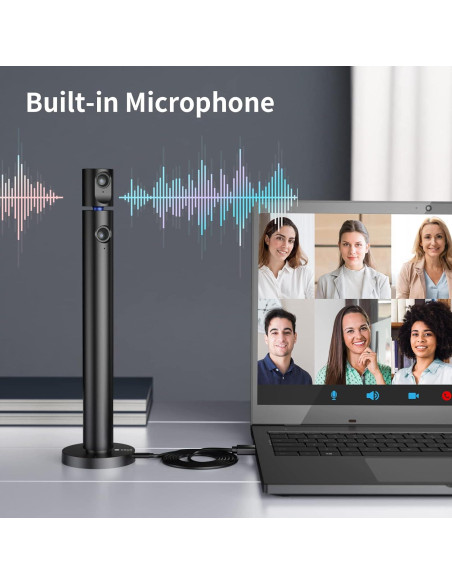 CZUR Halo Webcam Doble 1080P USB con Micrófono 90