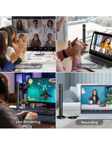 CZUR Halo Webcam Doble 1080P USB con Micrófono 90