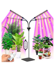 Luz de Crecimiento para Plantas LESHZHEN 4 en 1 Ajustable