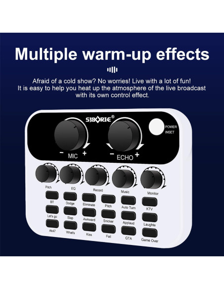 Micrófono de Condensador S23+MS60 para Podcast y Streaming