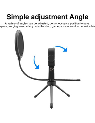 Micrófono de Condensador S23+MS60 para Podcast y Streaming