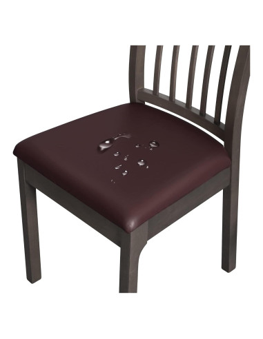 Funda de Silla de Comedor FORCHEER 6 Piezas Impermeables