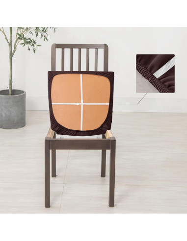 Funda de Silla de Comedor FORCHEER 6 Piezas Impermeables