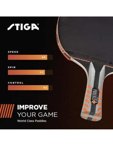 Paleta de Ping Pong STIGA Phoenix - Cuchilla 5 Capas 0.16kg