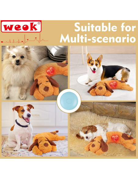 Juguete de Peluche con Latido WEOK para Perros y Cachorros Juguete de Peluche con Latido WEOK para Perros y Cachorros