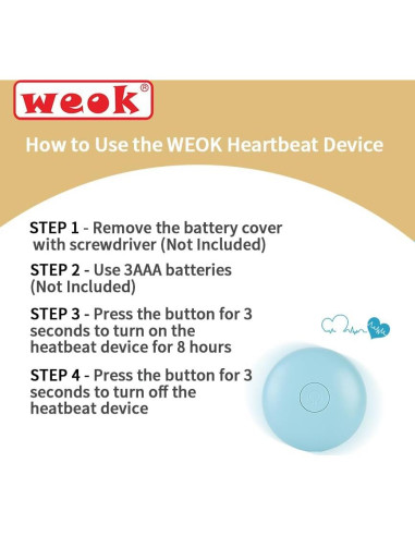 Juguete de Peluche con Latido WEOK para Perros y Cachorros