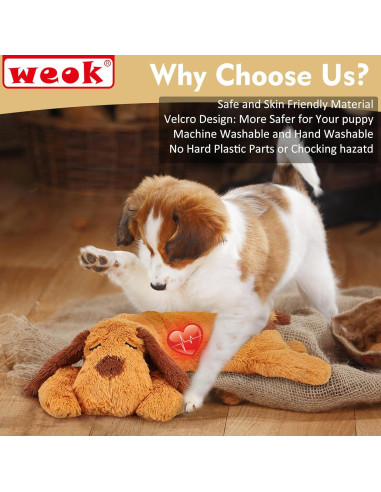 Juguete de Peluche con Latido WEOK para Perros y Cachorros