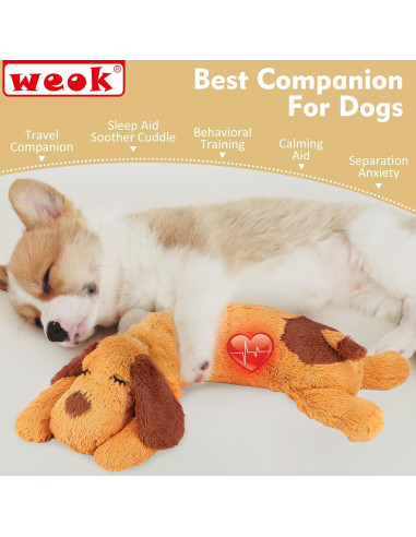 Juguete de Peluche con Latido WEOK para Perros y Cachorros