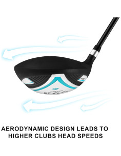 Palos de Golf KVV para Mujeres Diestros - Driver y Madera 2