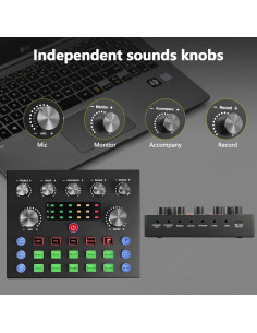 Kit de Podcast para 2 Personas - Micrófonos y Mezclador DJ 2