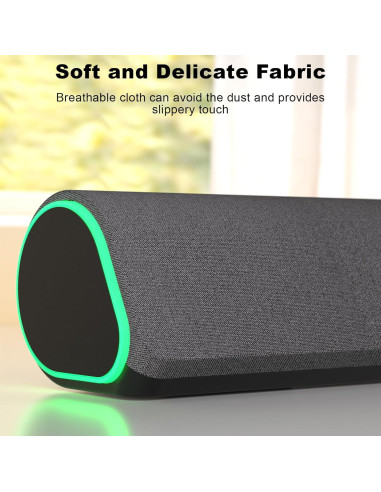 Barra de Sonido Bluetooth Soulion R50 con Luz LED y USB