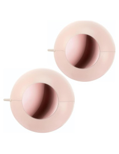 Rodillo de Pelusa Tecogue Rosa 2 Pcs Lavable y Reutilizable