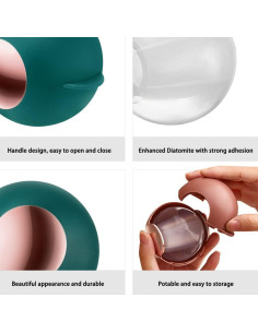 Rodillo de Pelusa Tecogue Rosa 2 Pcs Lavable y Reutilizable 2