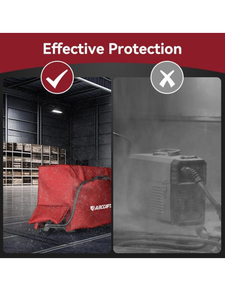 Cubierta Protectora ARCCAPTAIN para Soldador Rojo 51x36 cm