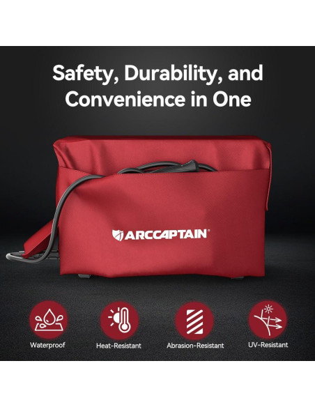 Cubierta Protectora ARCCAPTAIN para Soldador Rojo 51x36 cm