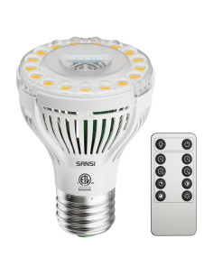 Bombilla de Cultivo SANSI 5W Regulable con Control Remoto